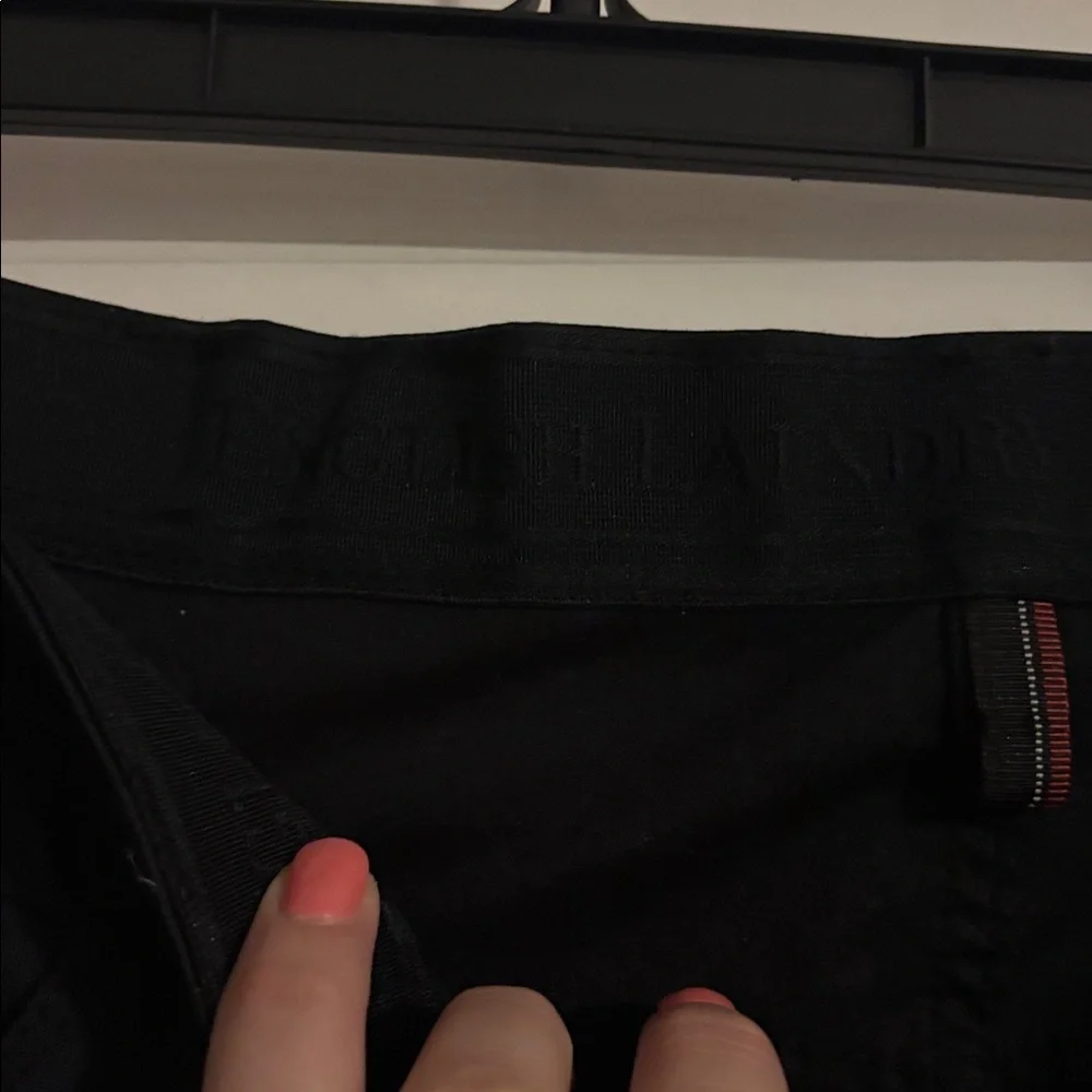 English Laundry Classic Black Straight-Leg Pants